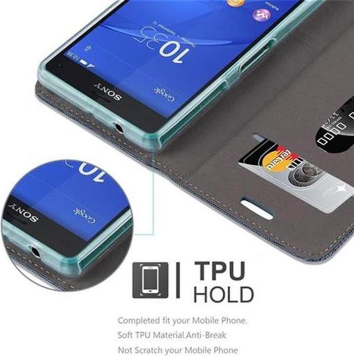 Actual product image Cadorabo Book Jeans Optics Cover (Sony Xperia Z3 Compact)