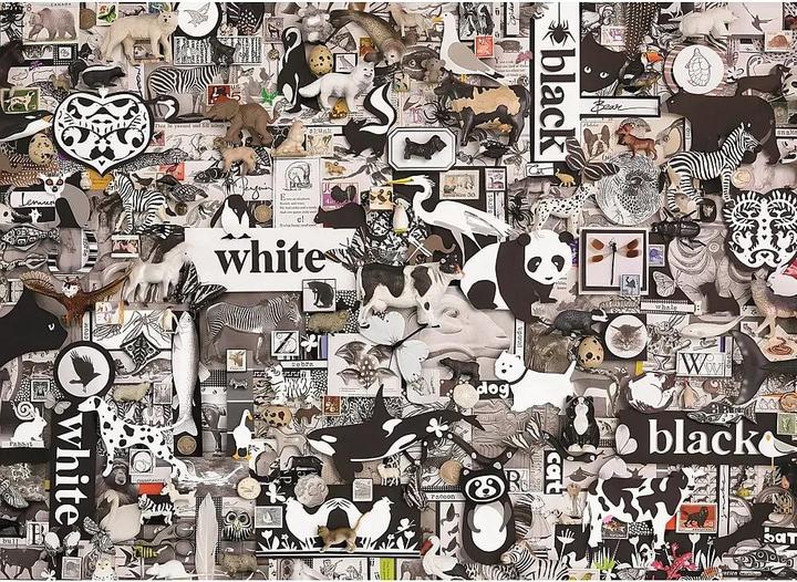 Produktbild Cobble Hill Schwarz und Weiss: Tiere (1000 Stück) (1000 Teile)