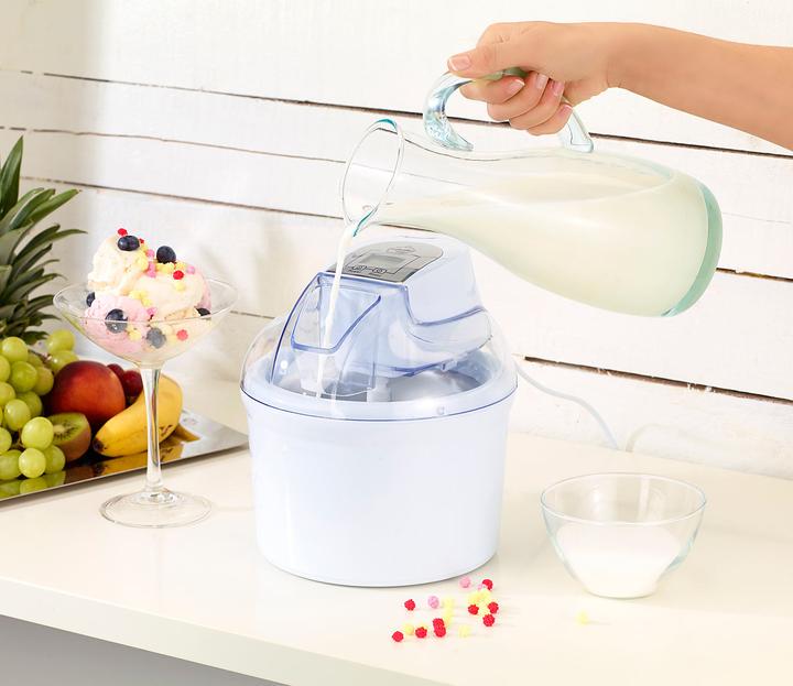 Actual product image Rosenstein & Söhne 4in1-Eismaschine mit LCD-Display