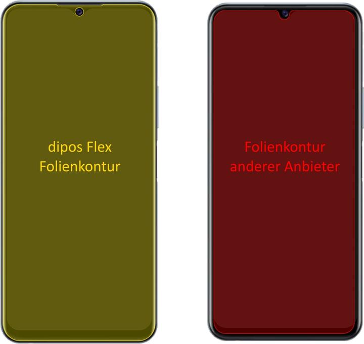 Produktbild Dipos Displayschutzfolie Full-Cover 3D (3 Stück, Vivo Y32)