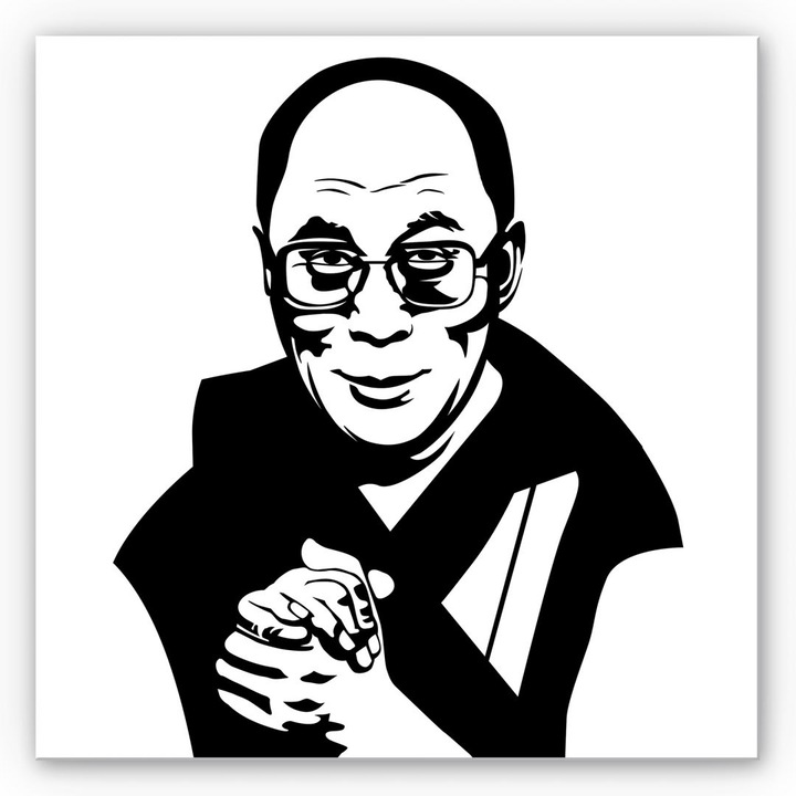 Produktbild Trenddeko Dalai Lama (20 x 20 cm)