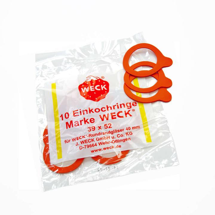 Actual product image Weck 10 pcs. Preserving rings RR40 39x52 (10 pcs., 0.36 l)