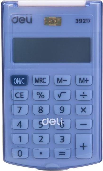 Produktbild Deli Taschenrechner, geschlossen, blau