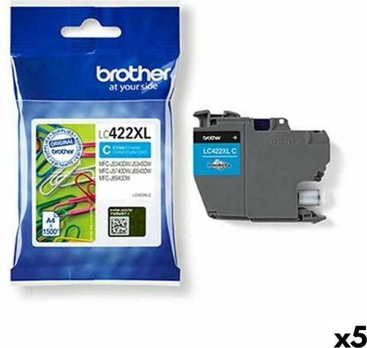 Image du produit Brother LC422XLC HY Cartouche d'encre pour BH19M/B Compatible with MFC-J5340DW MFC-J5740DW MFC-J6540DW MF (C)