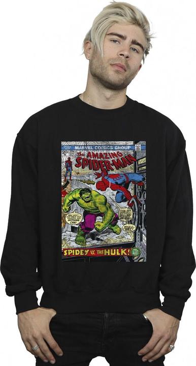 Immagine prodotto Spider-Man VS Hulk Cover Felpa Uomo (M)