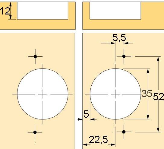Image du produit Hettich Falttürscharniere