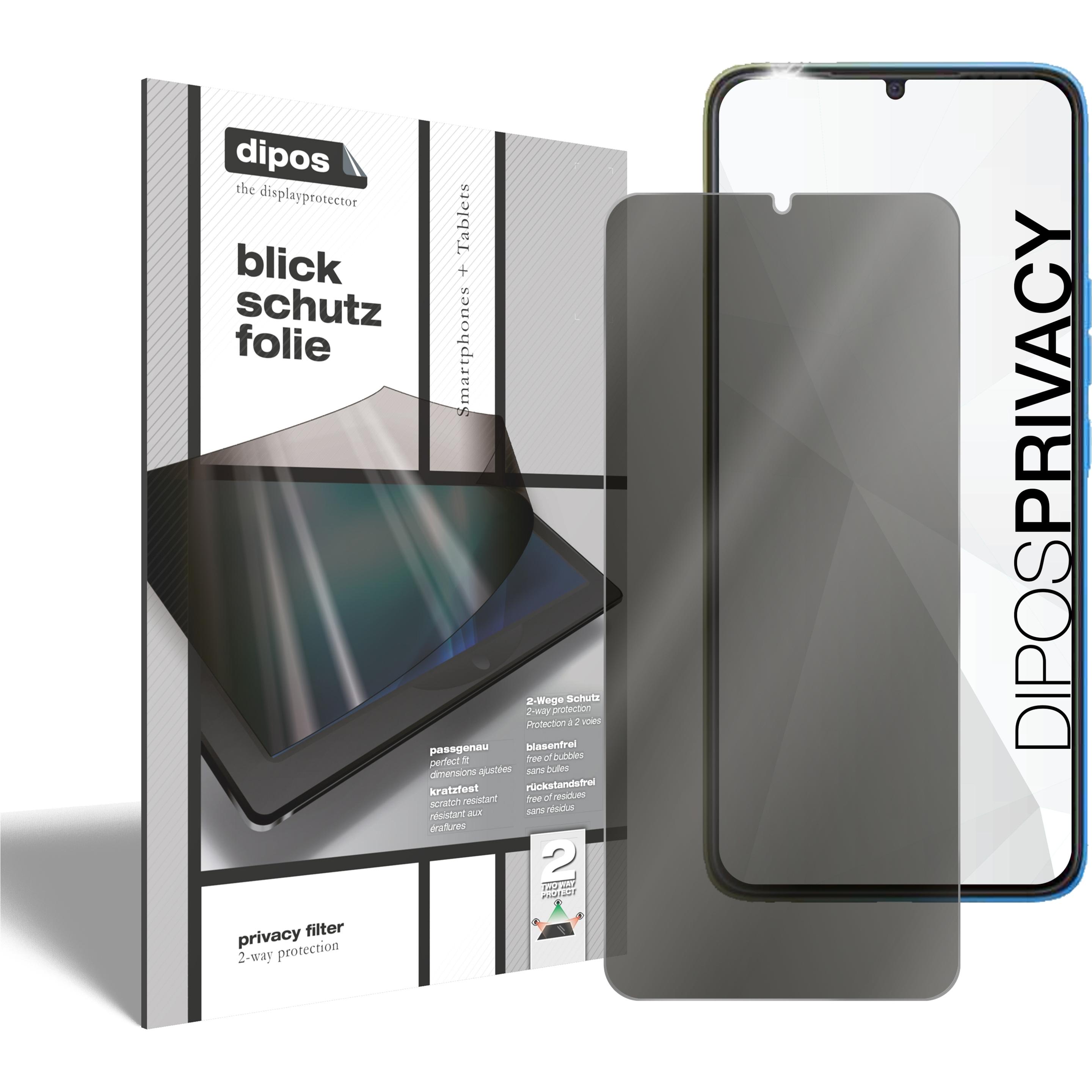 Thumbnail - Dipos Blickschutzfolie 2-Way Anti-Shock (2 Stück, Tecno Pop 5 Pro), Smartphone Schutzfolie, Transparent
