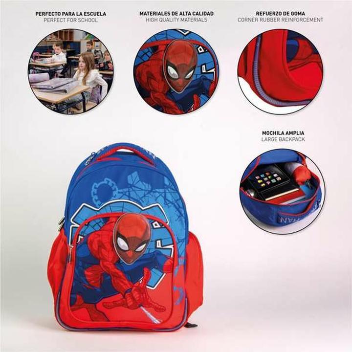 Actual product image Spiderman Schulrucksack Spider-Man Blau