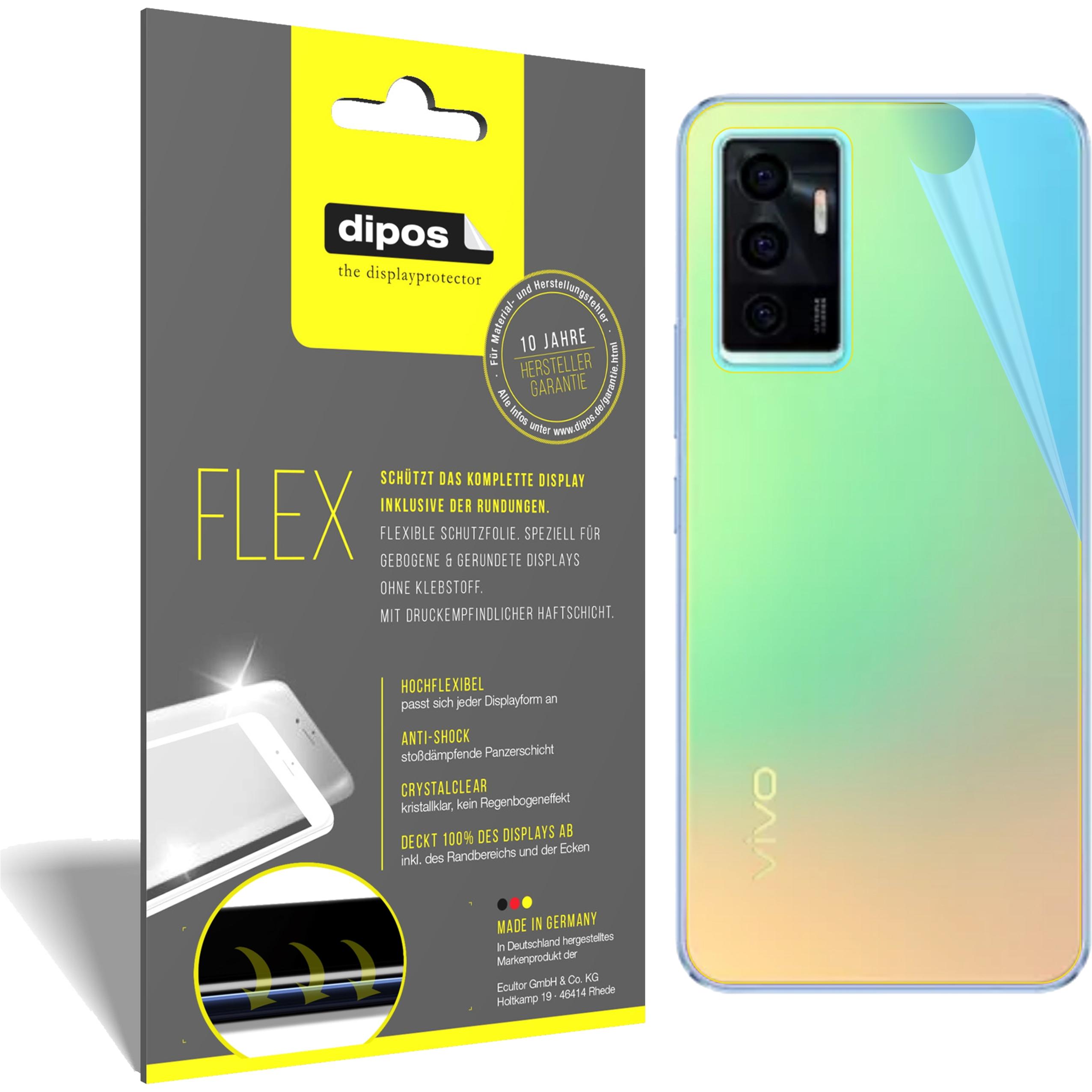 Thumbnail - Dipos Displayschutzfolie Full-Cover 3D (3 Stück, Vivo V23e 5G), Smartphone Schutzfolie, Transparent