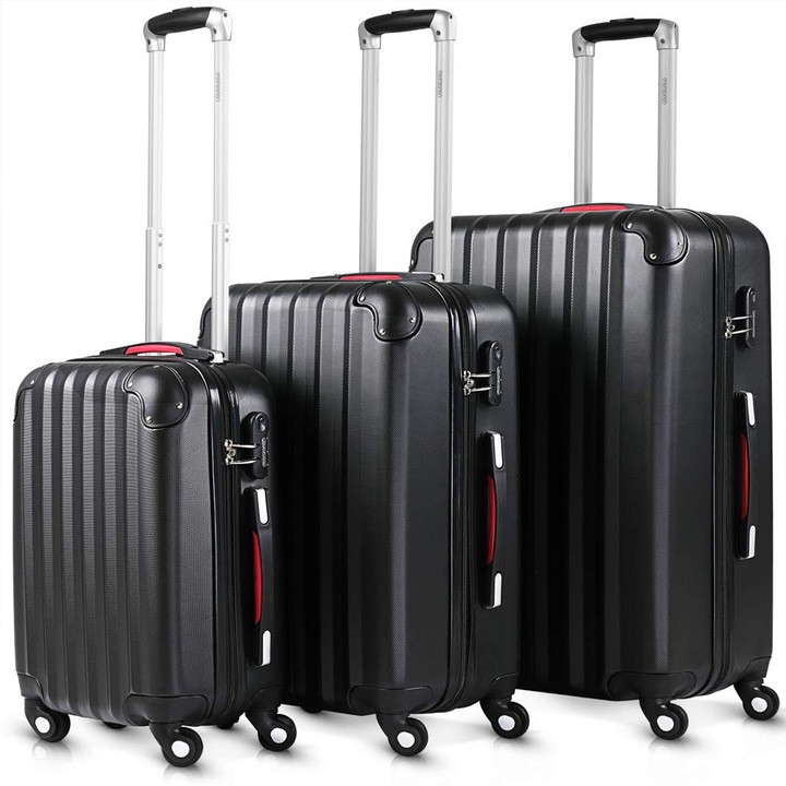 Actual product image Monzana Suitcase Set (89 l, M (50 - 90l), L (90 - 115l), XL (from 140l))