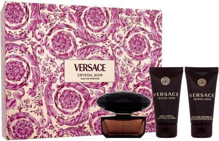 Image du produit Versace Crystal Noir Christmas 2024 Eau de Parfum / BShower Gel / Body Lotion (Coffret de parfum)
