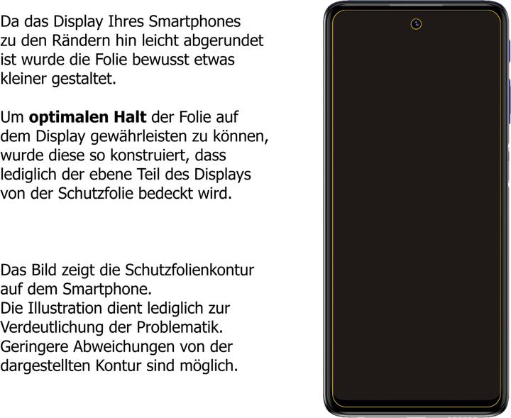 Actual product image Dipos Screen Protector Anti-Shock (2 Piece, Motorola Moto G51 5G)