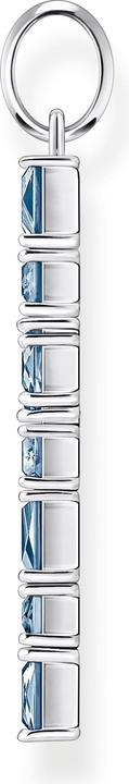 Produktbild Thomas Sabo Anhänger Kreuz Aqua Steine silber (925er Silber)