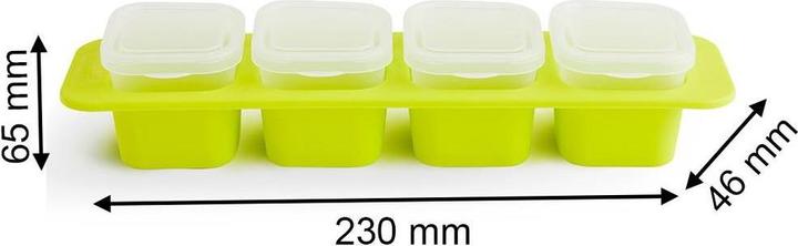 Image du produit Rotho Kit de mini-récipients de congélation Domino (0.05 l)