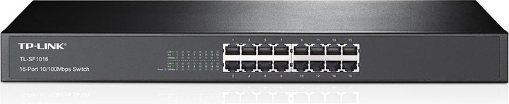 TP-Link TL-SF1016, switch a 16 porte 10/100 Mbps montato in rack (16 Porti)