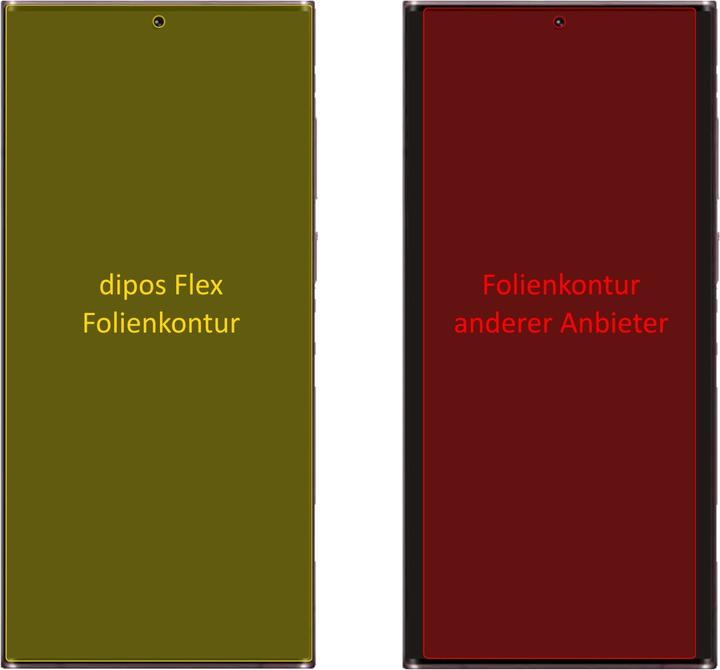 Produktbild Dipos Displayschutzfolie Full-Cover 3D (3 Stk., Samsung Galaxy S22 Ultra)