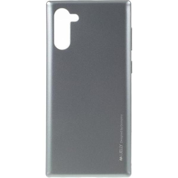 Goospery iJelly Metal Series (Samsung Galaxy Note 10), Smartphone Hülle, Grau