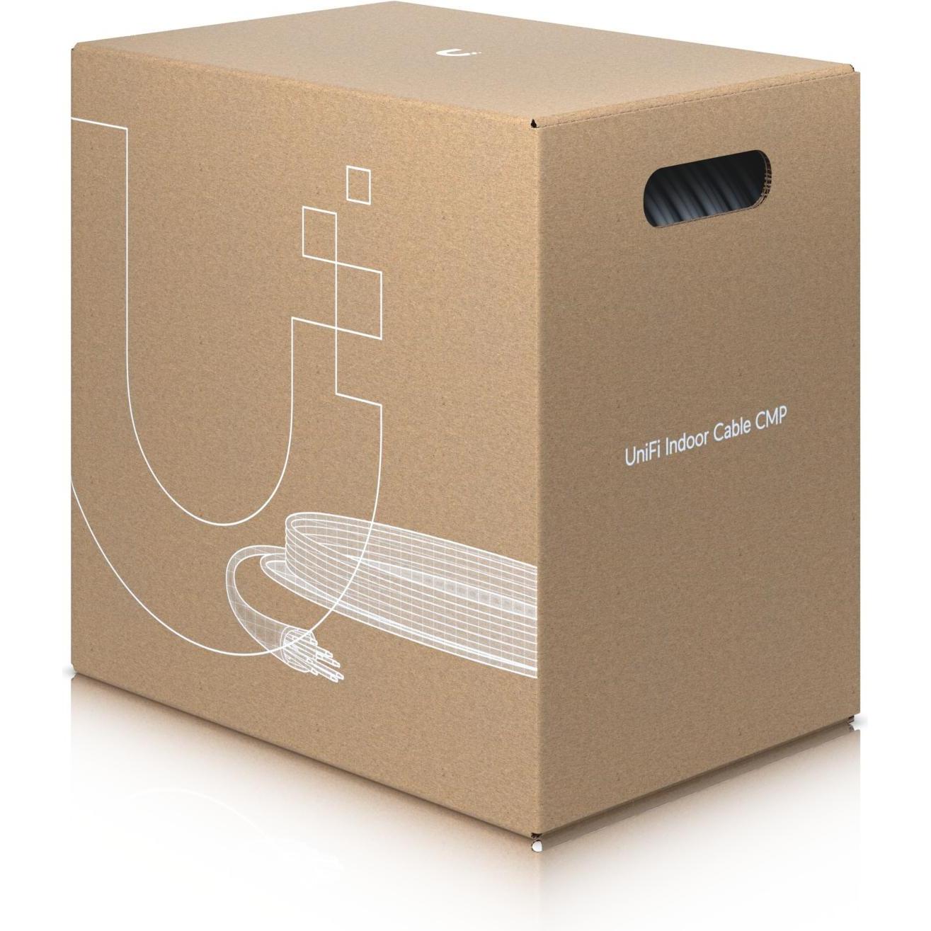 Ubiquiti U-Cable-C6-CMP - UniFi-Kabel Cat. 6 CMP-Schutzklasse, 305 m (U/UTP, CAT6, 305 m), Netzwerkk