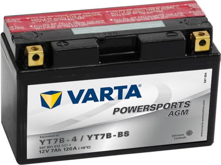 Actual product image Varta Powersports (12 V, 7 Ah, 120 A)