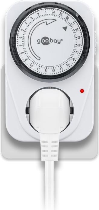 Actual product image Goobay Analog timer, 2 pieces, White