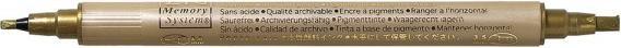 Actual product image Rayher Calligraphy pen 2 + 3.5 mm metallic gold (Gold, 1 x)