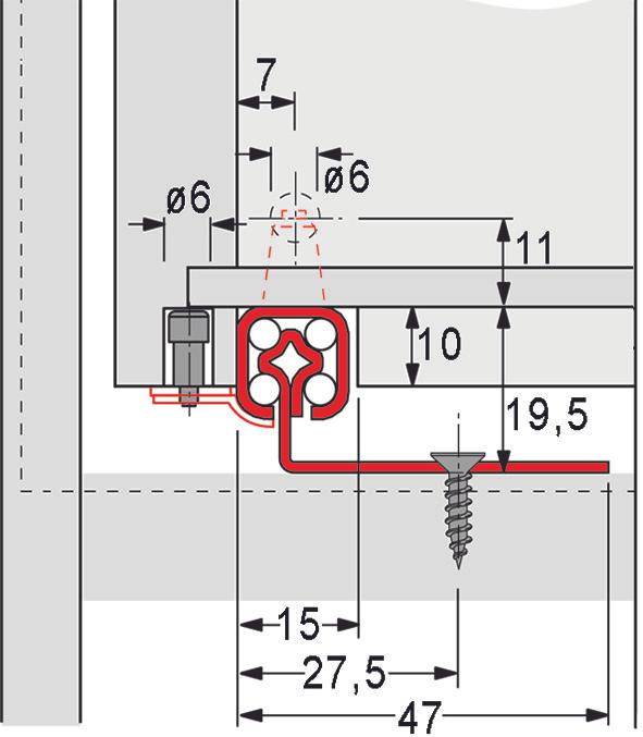 Actual product image Hettich Quadro 40 BM