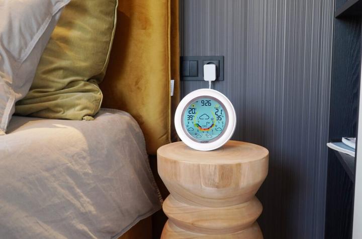 Actual product image Eko-Light Blaupunkt WS60WH APP weiss / Wetterstation / TUYA SMART / Wi-FI