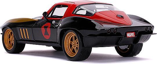 Produktbild Dickie Marvel Black Widow 1966 Chevy 1/24 car