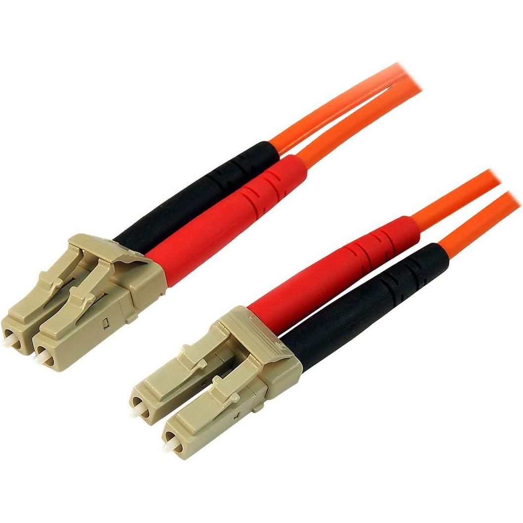 StarTech 1 m Multimode 50/125 Duplex LWL-Patchkabel LC - LC - Glasfaser Netzwerkkabel (1 m), Netzwerkkabel