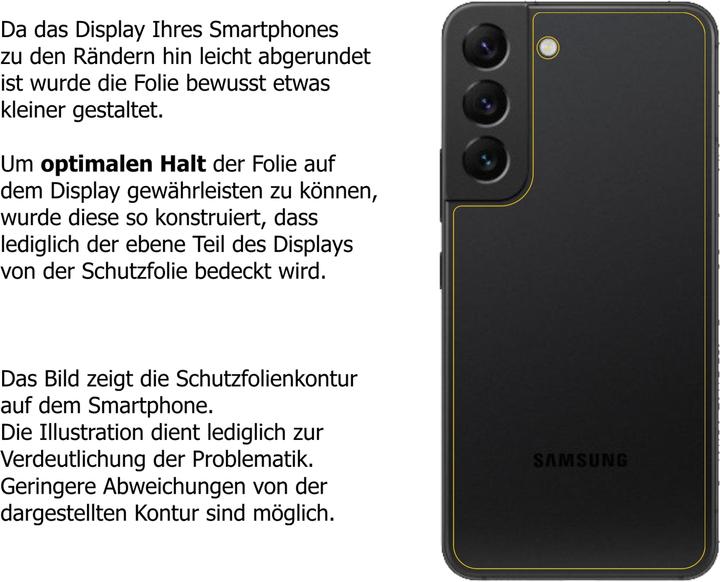 Actual product image Dipos Screen Protector Crystalclear (2 Piece, Samsung Galaxy S21)