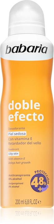 Actual product image Babaria Deodorant Spray Doble Efecto 200ml (Spray, 200 ml)
