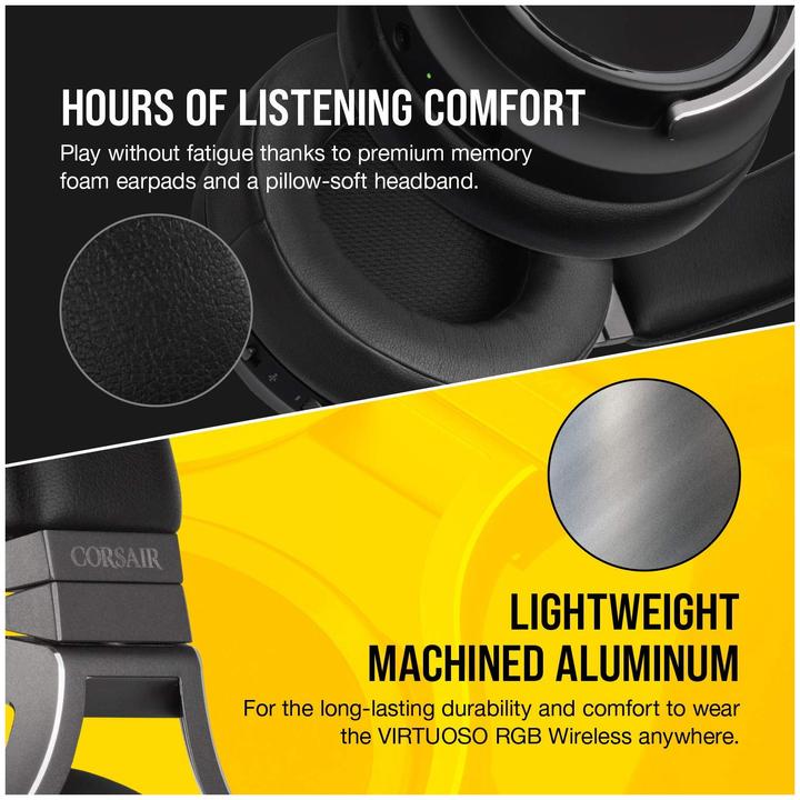 Produktbild Corsair Virtuoso Wireless Carbon (Kabellos)