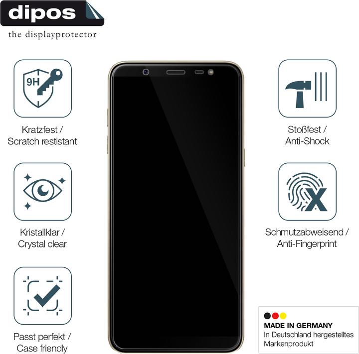 Produktbild Dipos Displayschutz Anti-Shock (1 Stück, Samsung Galaxy J8 (2018))