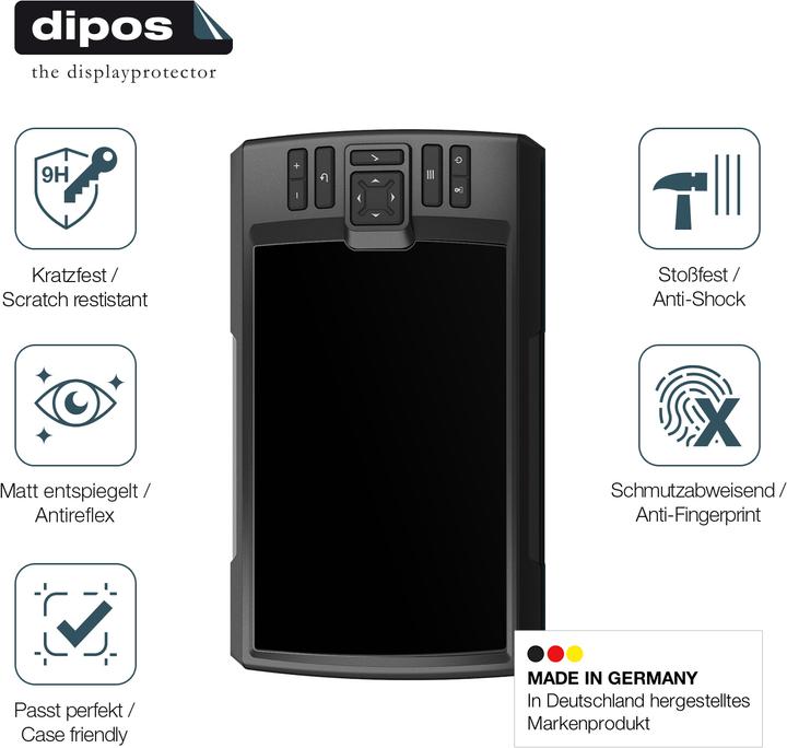 Produktbild Dipos Displayschutz Anti-Shock