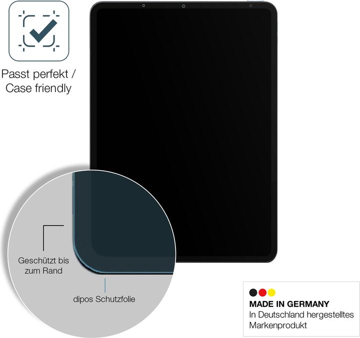 Image du produit Dipos Film de Protection d’écran Anti-Shock (2 pièce(s), IPad Air (2022))