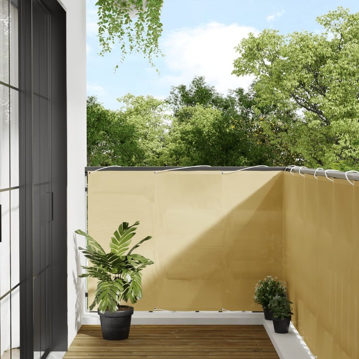 Actual product image VidaXL Balkon-Sichtschutz 100% Polyester-Oxford (800 cm)