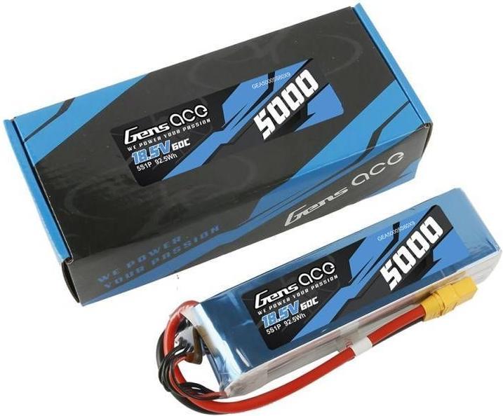 Produktbild Gens Ace RC-Akku LiPo 5000 mAh 18.5 V 60 C (18.50 V, 5000 mAh)