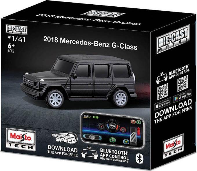 Actual product image Maisto RC Power Racer Mercedes G-Class Bluetooth