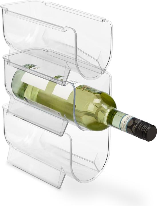 Actual product image Relaxdays Kühlschrank Organizer Flaschen Set