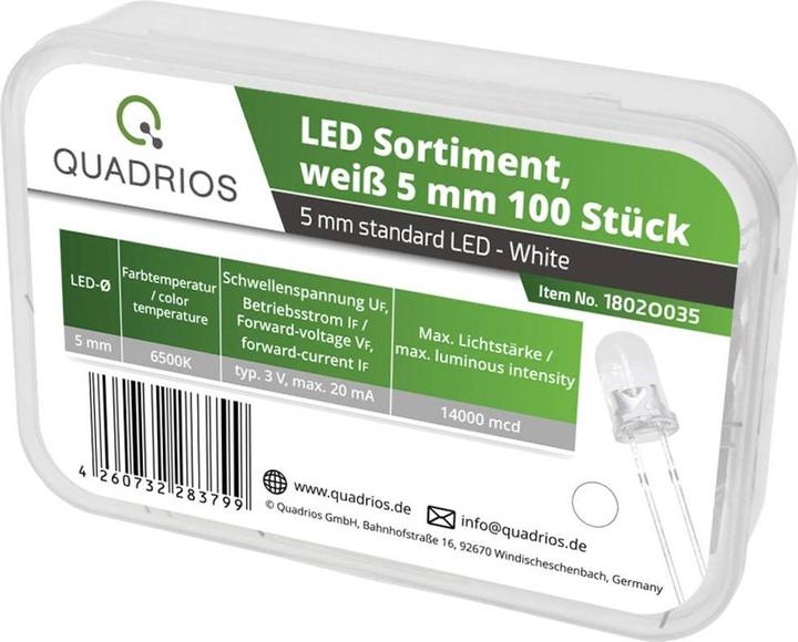 Actual product image Quadrios LED range Cold white 20 mA 3.0 V