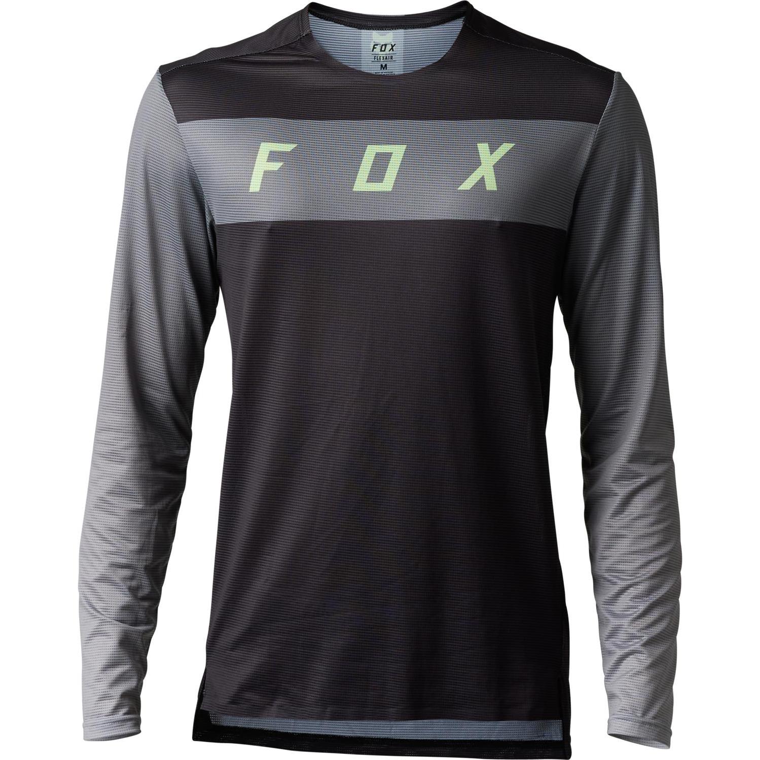 Fox, Herren, Velotrikot, Flexair LS Jersey (M), Schwarz, M