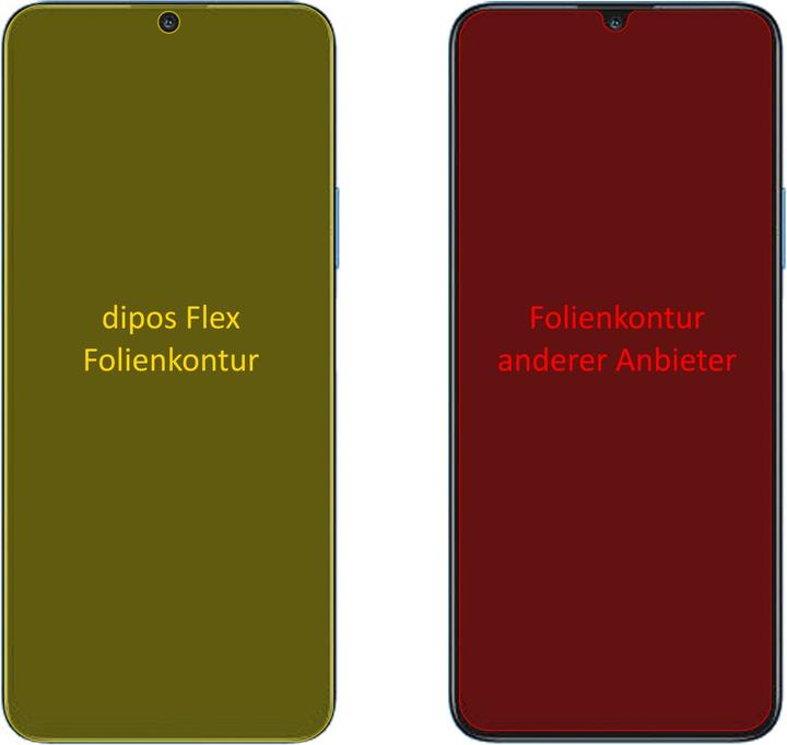 Produktbild Dipos Displayschutzfolie Full-Cover 3D (2 Stück, Honor Play 30 Plus)