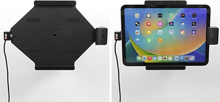 Actual product image Brodit Holder active iPad 10Gen USB cable lockable