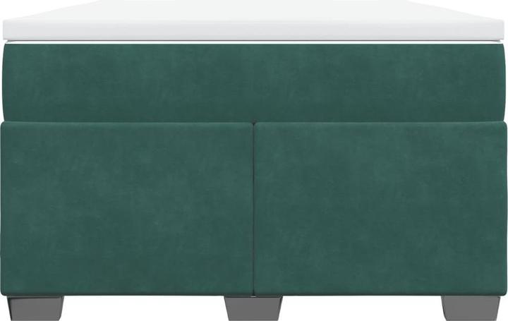 Produktbild vidaXL Bo x springbett mit Matratze 160 x 200 cm Samt (160 x 200 cm)