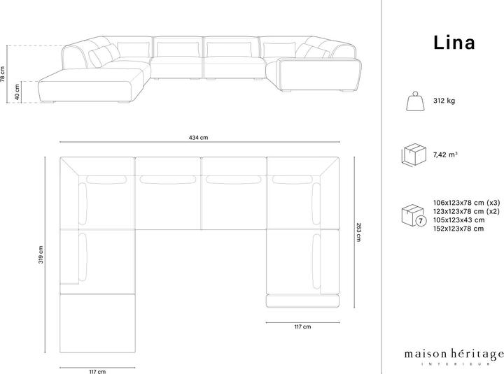 Image du produit Maison Heritage Lina (Paysage de canapé, Canapé modulaire)