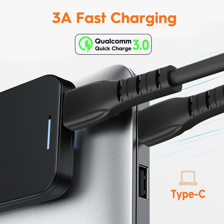 Image du produit Deltalabs USB Typ C – USB Typ C, 60W (1 m, USB 3.0)