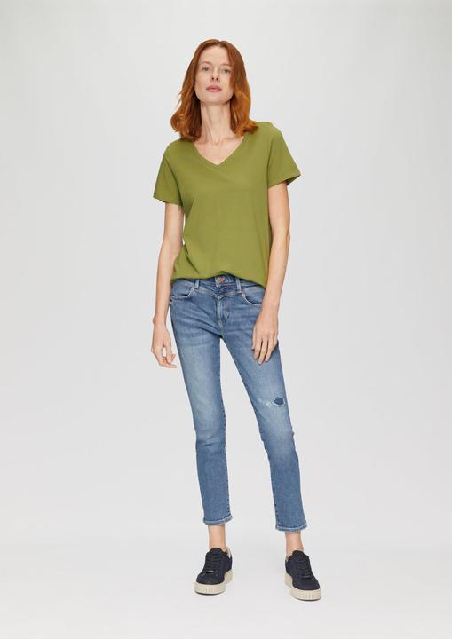 Produktbild S.Oliver T-Shirt T-Shirt mit V-Ausschnitt (34)
