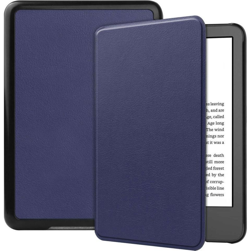 Cover-Discount Kindle 2022 (6.0 / 11.Gen.) - Schutzhülle Etui dunkelblau (Kindle), eReader Zubehör, Blau