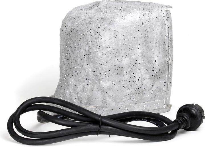Produktbild Wiltec Gartensteckdose 4fach Steinoptik Aussensteckdose Sensor IP44 Steckdosenstein