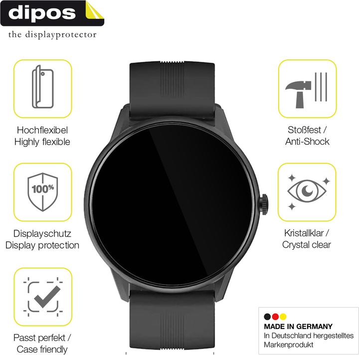 Image du produit Dipos Film de Protection d’écran Full-Cover 3D (Lytimes 1,3 pouces Smartwatch)